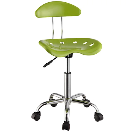 Adjustable Height Rolling Chair with Casters